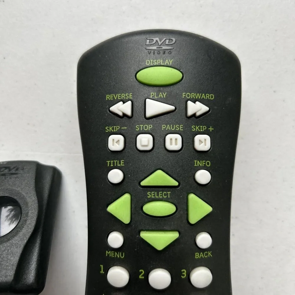 Microsoft Xbox Original DVD Remote & Receiver Movie Kit Authentic OEM Untested